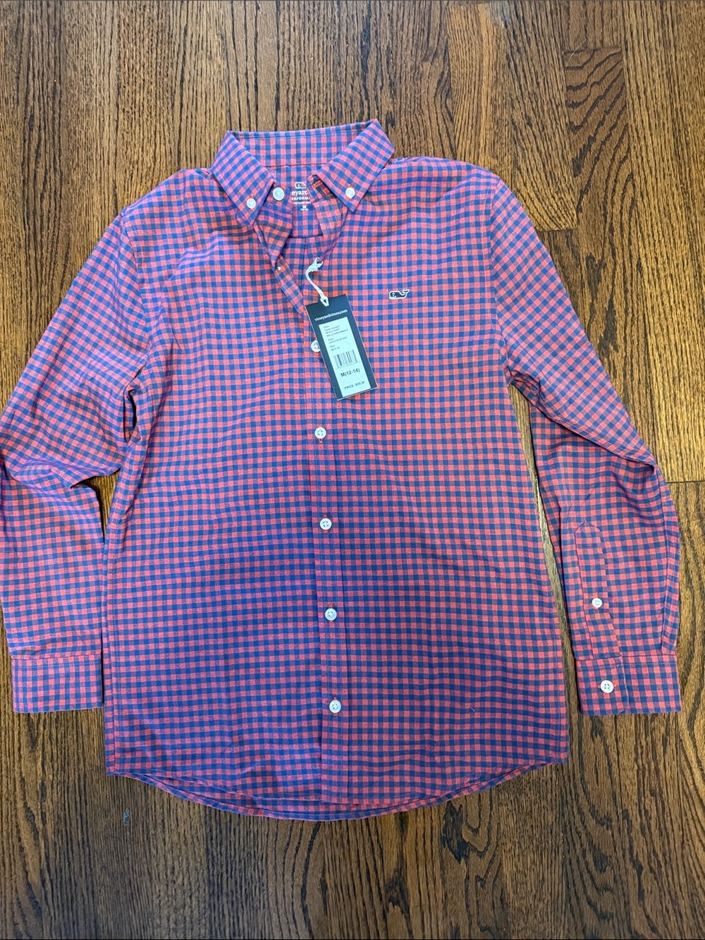 Vineyard Vines Boy’s Wells Performance Button Down